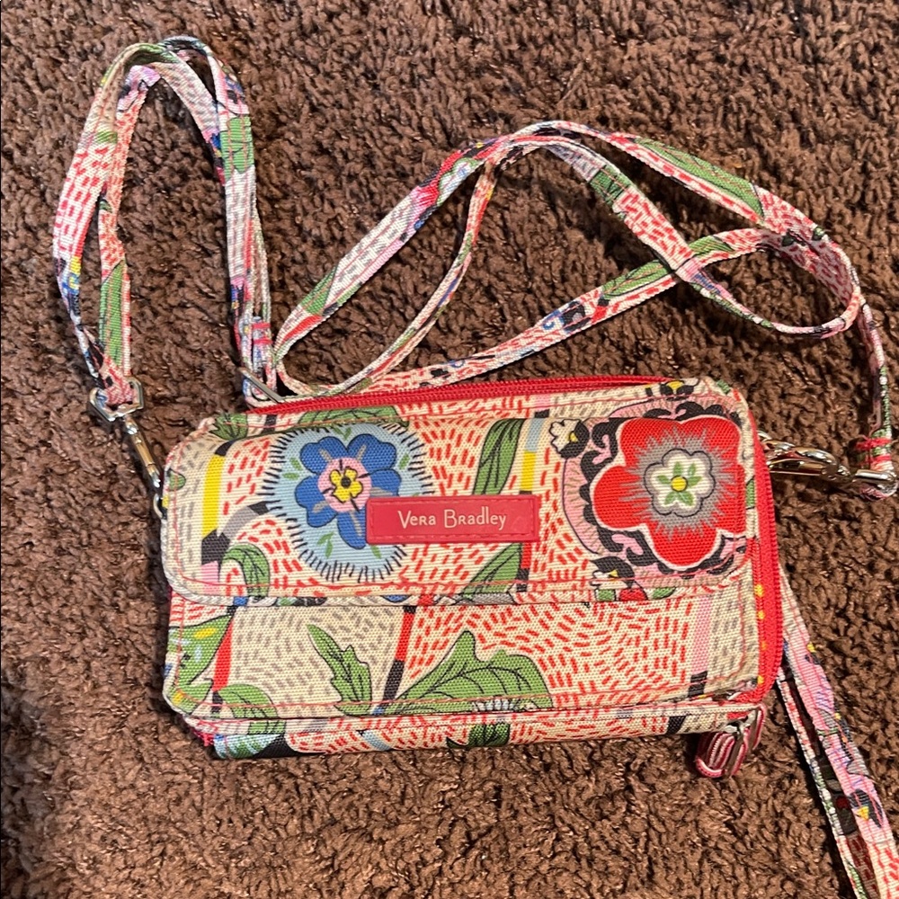 Vera Bradley Floral Clutch stitch design